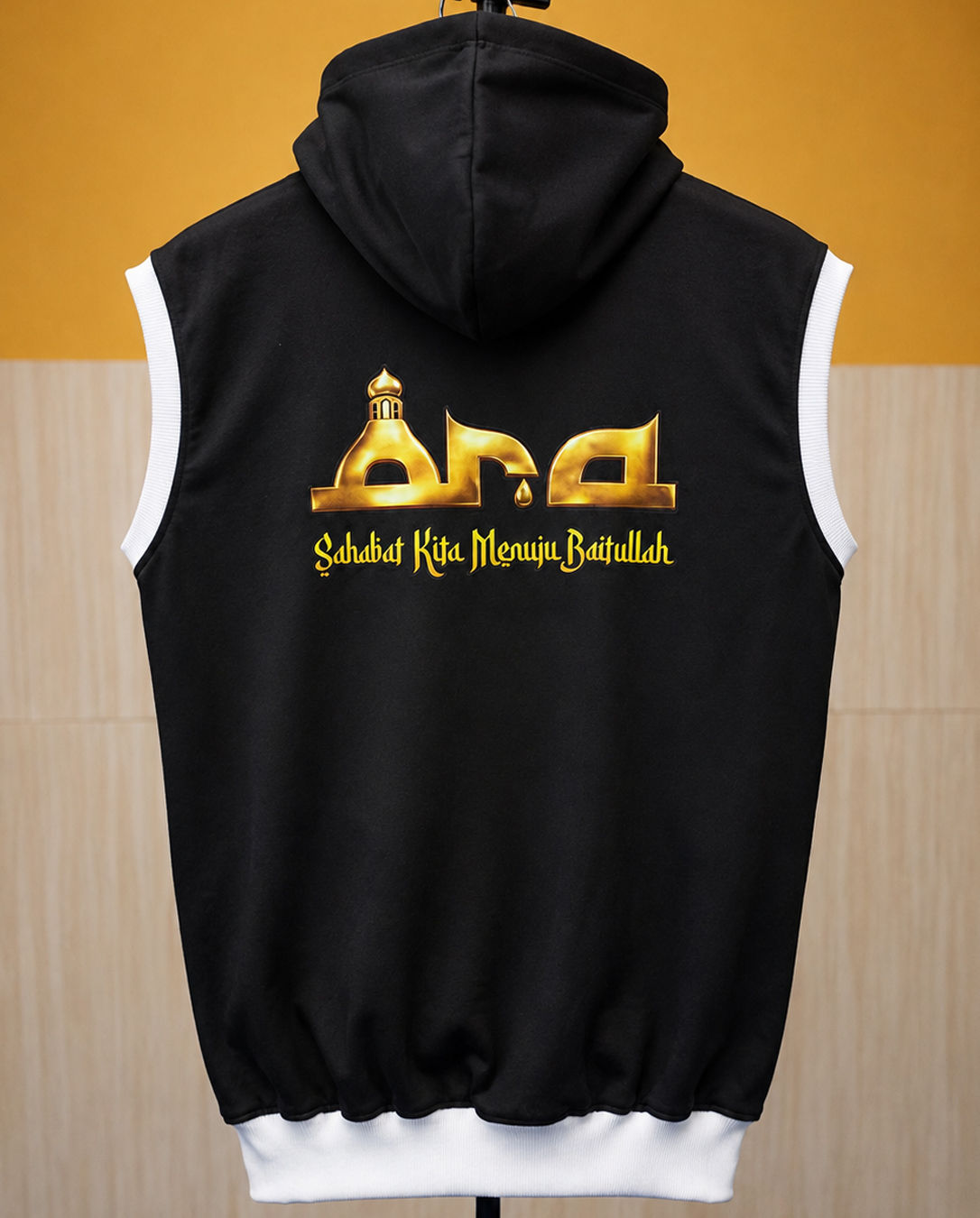 ROMPI HOODIE PRIA WANITA - HITAM