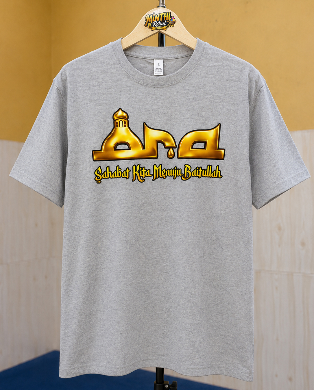 KAOS OBLONG ARA PATI -  PENDEK - ABU MISTY