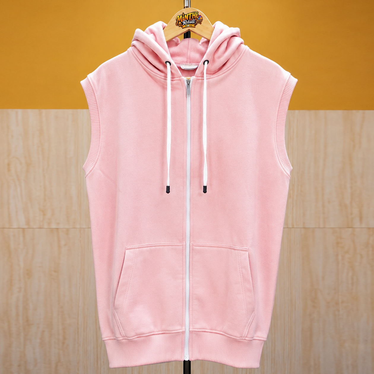 ROMPI HOODIE WANITA - PINK BABY