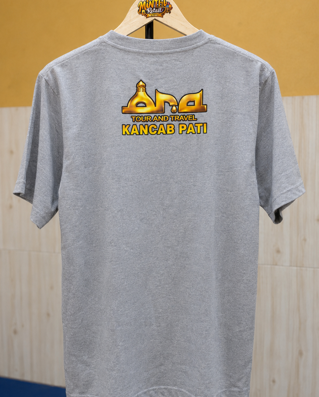KAOS OBLONG ARA PATI -  PENDEK - ABU MISTY